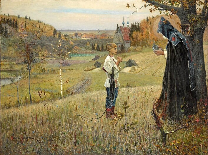 М.В. Нестеров. Видение отроку Варфоломею. 1889—1890.jpg
